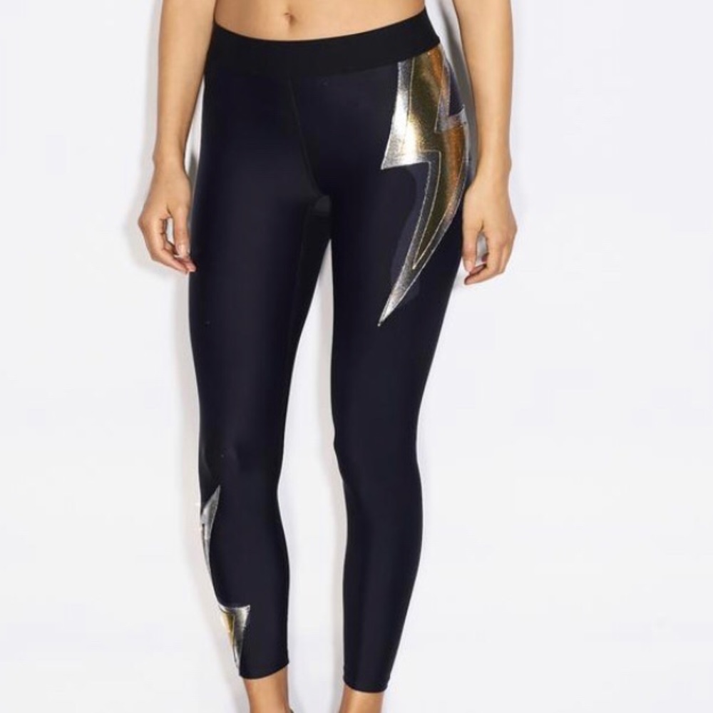 Heroine Sport Strike Mixed Metal Leggings